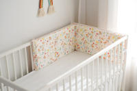 LALA - Ropa de Cama para Cuna de Bebe recién nasido, Valla anticolisión, de conejo Flor, surface AA, 30*30*6, Pieza completo, Lavado - details 5