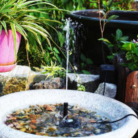 Mini Bomba De Agua Solar 5W 5V Kit De Placa Solar Para Fuente De Jardín Piscina Fuente Interior Pabellón Para Pájaros Baño Exterior - details 6