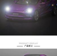 Modelo De Coche Tesla Modelo 3 a Escala 1:32 De Aleación Y Metal Con Sonido Y Luz Regalo Para Niños Colección E126 - details 8