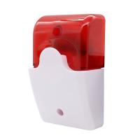 Alarma De Seguridad Con Luz LED Estroboscópica Y Silbato 120 DB Para Hogar Compatible Con Wifi GSM PSTN Sistema De Alarma Antirrobo Con Voz DC 12V /24V /AC 220V - details 1