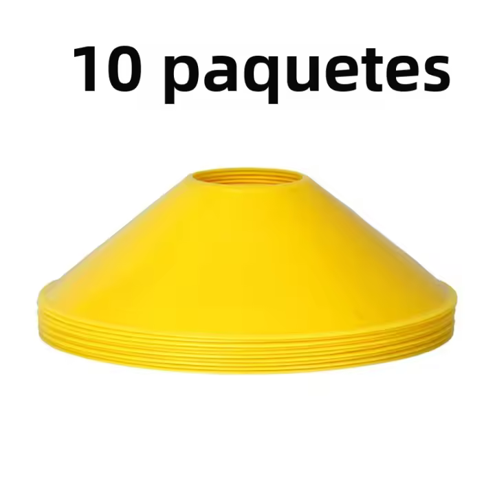Juego De 10 Conos Cónicos Para Entrenamiento De Fútbol Para Niños Equipo Deportivo De Agilidad Y Evitación De Obstáculos Accesorios De Entrenamiento - 1