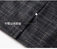 Chaleco De Negocios Casual Para Hombre Estilo Coreano Ajustado De Alta Calidad Moda Todas Las Estaciones Cierre Único Tamaño Regular - details 14