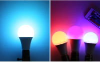 Bombilla LED RGB E27 5W 10W 15W Con Control Remoto IR Luz Inteligente RGBW Para Decoración De Hogar Bombillas LED De Gama Alta - details 11