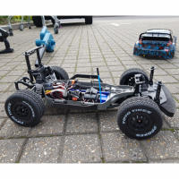 4pcs Neumáticos De Camión De Pista Corta 112mm 1/10 Con Rueda Y Hex 12mm Para Slash Arrma Senton HuanQi 727 Vkar 10sc Hpi Coche RC - details 4