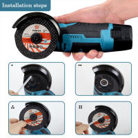 12V Brushless Angle Grinder Lithium Battery 500W 19500Rpm Cordless Mini Polishing Machine Diamond Cutting Grinder - details 3