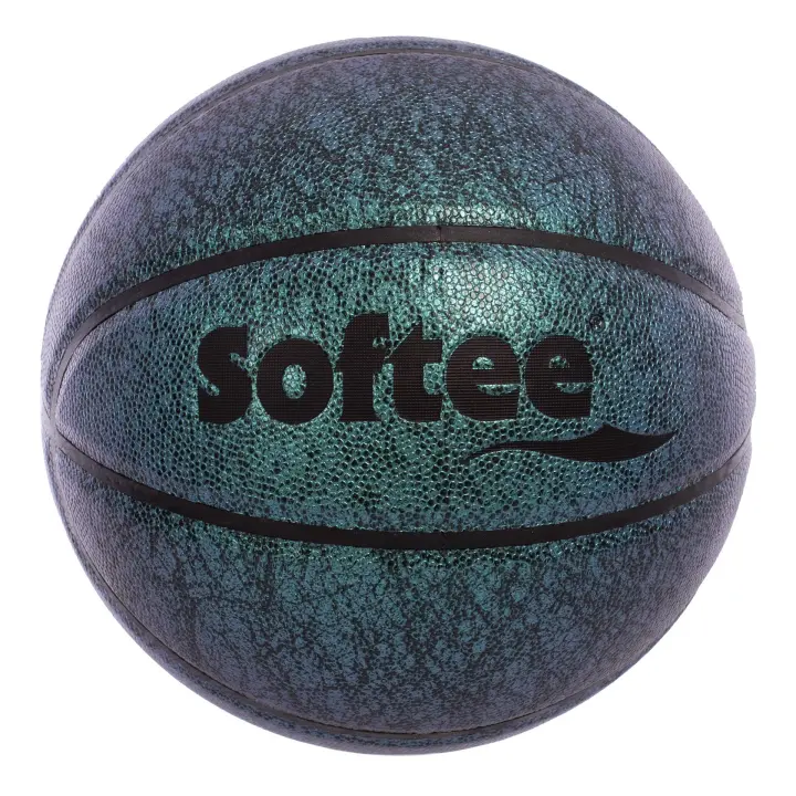 balón baloncesto cuero softee park color verde tamaño 7 - 1
