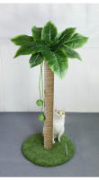 Poste De Rasguñar Para Gatos 24" Con Ropea De Sisal Premium Dos Bolas Colgantes Interactivas Y Bola De Resorte Juguetes Para Gatos - details 3