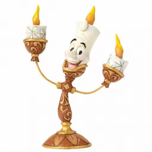 Figura enesco disney la bella y la bestia Lumiere - 1