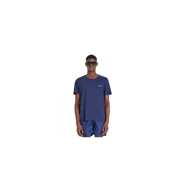 CAMISETA REGULAR FIT WITH RUBBER LOGO PATCH - 1