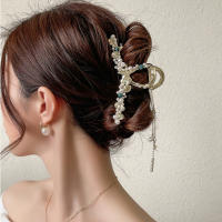 Haimeikang Pinza Para El Cabello Con Borla De Perla Para Mujer Accesorio De Moda En Forma De Concha Y Estrella Cepillo De Cabeza - details 2