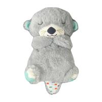 Oso De Peluche Para Bebé Con Música Y Luz Companion De Sueño Suave Otters Soothing Regalo Para Niños Y Niñas Relleno De Algodón PP - details 7