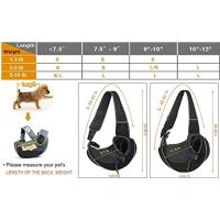 Bolsa portátil para perros Bolsa transpirable de malla para perros y gatos Cachorro de mascotas Bolsa de hombro Bolsa de viaje ajustable para mascotas pequeñas Perro, S - details 0