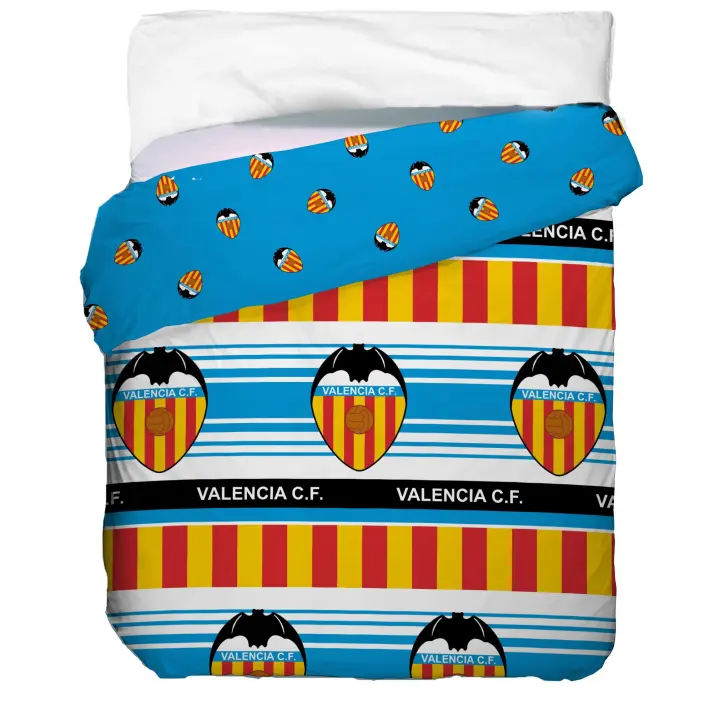 Valencia CF - Coprileto Colcha de Verano - Cama 150 Cm - 250 Cm X 260 Cm - 1