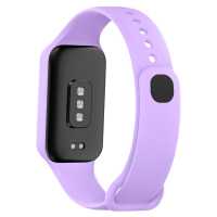 Ociodual Correa de Recambio Compatible con Xiaomi Smart Band 8 Active/Redmi Smart Band 2, de color Lavanda, Pulsera de Repuesto de Silicona Suave Flexible Sport Goma Transpirable - details 4