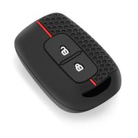 Funda De Llave De Coche De Silicona Para Dacia Duster Renault Scenic Master Dokker Sandero Logan Stepway Lodgy Chaqueta De Llave Con Llavero - details 2
