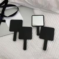 Espejo De Maquillaje Portátil Para Mujer Espejo Cuadrado Negro Pequeño Para Touch up Y Ajuste De Maquillaje Herramientas De Belleza - details 7