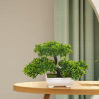 Arbol Bonsai Artificial De Pino Japonés Para Decoración De Escritorio Centro De Mesa Baño Sala De Estar Dormitorio Estilo Rústico Farmhouse - details 1