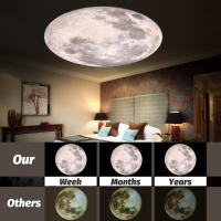 Lámpara De Noche Proyectora De Luna Con 3 Colores Ajustables Y Luz LED USB Decoración De Pared Y Techo Regulable Brillo - details 4