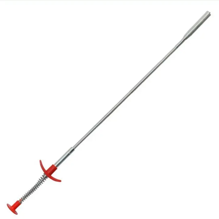 Herramienta De Limpieza De Desagües Flexible Y De LargaReach Con Abrazadera Para Eliminar Obstrucciones Eco-amigable De Acero Inoxidable Para El Hogar - 1