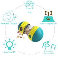 Juguete Interactivo Para Perros Y Gatos Dispensador De Alimentos Lento Juguetes De Bola Para Mascotas Adecuado Para Grandes Medianos Y Pequeños Labrador Supplies - details 1