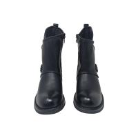 TULIPANO Botín Bajo BIKER Estilo Motero en Tejido Ecopiel - details 5