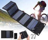 Cargador Solar Portátil Con USB Y Salida DC Placa Solar Plegable De 10-100W Energía Exterior Para Móvil Generador De Energía - details 2