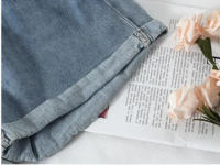 PTKPCC Shorts De Jean Alto Y Sueltos Para Mujer Verano Estilo Coreano Retro Ropa Casual Versátil Jeans Cortos PTKPCC - details 7