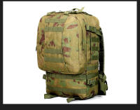 Mochila táctica de camping de gran capacidad con hebilla de color a juego, de tela Oxford, para exteriores, de camuflaje militar, para montañismo - details 24