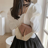 Bolso De Hombro Para Mujer Verano Moda Hecho a Mano De Paja Cruzbody Pequeño Mensajero Viaje Playa Tassel Bolso Monedero - details 15