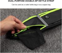 Cinturón para correr con soporte para teléfono, riñonera ajustable, impermeable, para botella de agua, auriculares, gran capacidad - details 4
