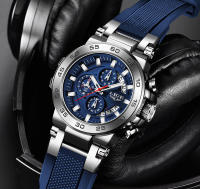 Reloj De Pulsera Deportivo Para Hombre LIGE Lujo Nueva Gran Dial Impermeable Cuarzo Reloj Cronógrafo Luminoso Resistente Al Choque Relogio Masculino - details 13