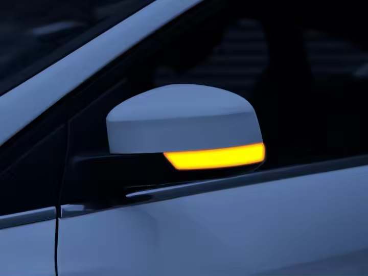 Luz Indicadora De Espejo Retrovisor LED Dinámica Para Ford Focus 2 MK2 Focus 3 MK3 3.5 Repetidor De Señal Lateral Color Amarillo - 1