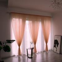 Cortinas De Moda Para Ventana Sencillas Y Modernas En Color Solido De Alta Calidad Decoración Festiva Para Bodas Y Hogar - details 11