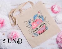 STAMINA - Bolsa Tote Regalo para Profesores - Diseño Bonito - Medidas 42cm/38cm - Algodón/poliéster - details 2