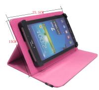 Funda Universal para 8-9 Pulgadas Tablet y ebook  con Soporte（Viene con 4 tiras de velcro móviles）, Carcasa Protectora con Soporte para Pantalla Táctil de 8-9" ,tamaño máximo： Longitud: 23.5CM. Ancho: 15 CM - details 0