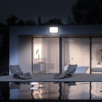 Lámpara De Inundación LED Con Sensor De Cuerpo PIR Luz Blanca Cálida Luz Exterior IP66 Para Jardín Patio Cartel - details 9