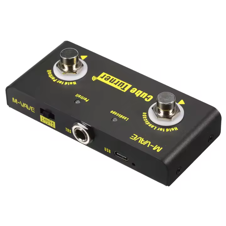 M-VAVE Cube Turner Pedal De Página Sin Cable Recargable Para Música Compatible Con Android Y iOS Soporta Looper - 1