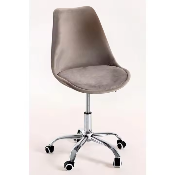 Silla Neo Terciopelo - Gris claro - 1