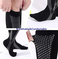 Calcetines Deportivos De Larga Medias Con Presión Mágica Para Correr Y Ciclismo Medios Tornillos Para Atletas Y Enfermeras - details 3