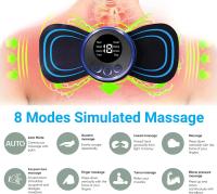 Masajeador De Cuello Eléctrico Para Masa Muscular Bajo Frecuencia Instrumento Para Espalda Cervical Y Pies Alivio De Articulaciones Regalo Para Familia - details 2