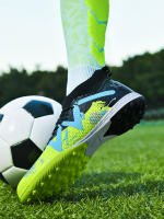 Zapatos De Fútbol Profesionales TF Resistentes Para Adolescentes Durable High Tops Entrenamiento Adulto Antideslizante Zapatos De Fútbol - details 8