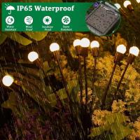 Luces Solares LED Para Jardín Y Exterior Iluminación Eficiente Energía Solar Aves De Noche Luz De Jardín Y Paisaje Moderno IP67 - details 6