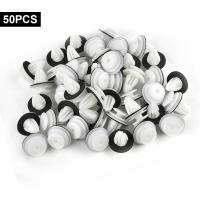 50 PCS Abrazaderas De Panel De Puerta Con Selladores Y Tornillos Retenedores De Parachoques Accesorio De Coche Nylon - details 2