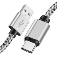 Cable De Carga Rápida De Nylon USB a a Tipo C Para Huawei Samsung Android 1M 2M 3M Transmisión De Datos Dispositivo De Carga TypeC - details 6