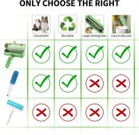 Quitapelusas para mascotas, Pelo reutilizable para quitar Pelos de perros y Gatos, papel quitapelusas fácil de limpiar - details 3