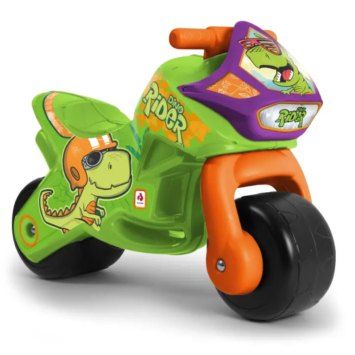 INJUSA Correpasillos Bebé 1-2-3 Años Twin Dessert Minnie Mouse, Patrulla Canina, Spidey, Stitch | Andador Bebé +18 Meses  | Moto para Niños con Ruedas Anchas de Plástico | Decoración Permanente | Asa de Transporte Parental | Licencia Oficial de Marca - 1