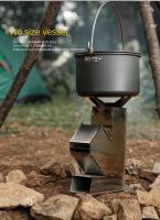 Estufa deRocket Plegable En Acero Inoxidable Con Ajuste De Admisión De Aire Durable Y Reliabilidad Para Diferentes Artículos De Ignición - details 4