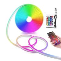 Tira De Luces LED RGB Bluetooth 5V USB Para Decoración De Habitaciones Y Fiestas Control Remoto Y App Sincronización Con Música Luz Neón De Tira De Neón Para Iluminación De Ambientes - details 11