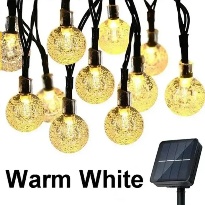 Guirnalda de Luces Solares Exteriores 8 Modos - Decoración Jardín - 1