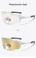 Gafas De Ciclismo Unisex Photochromic UV400 Lentes De Película De Color Para Hombres Y Mujeres Gafas De Sol Para Bicicleta - details 12
